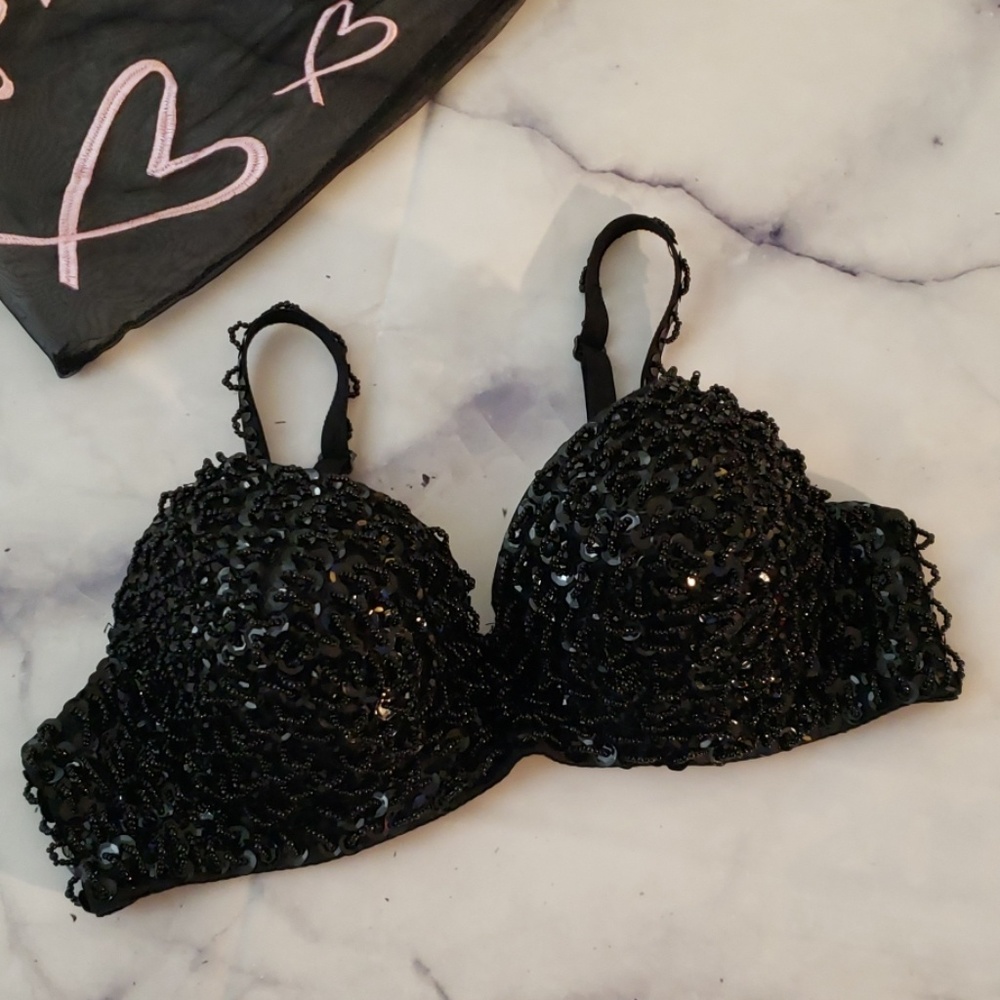 Sequin Bead Festival Rave Bra